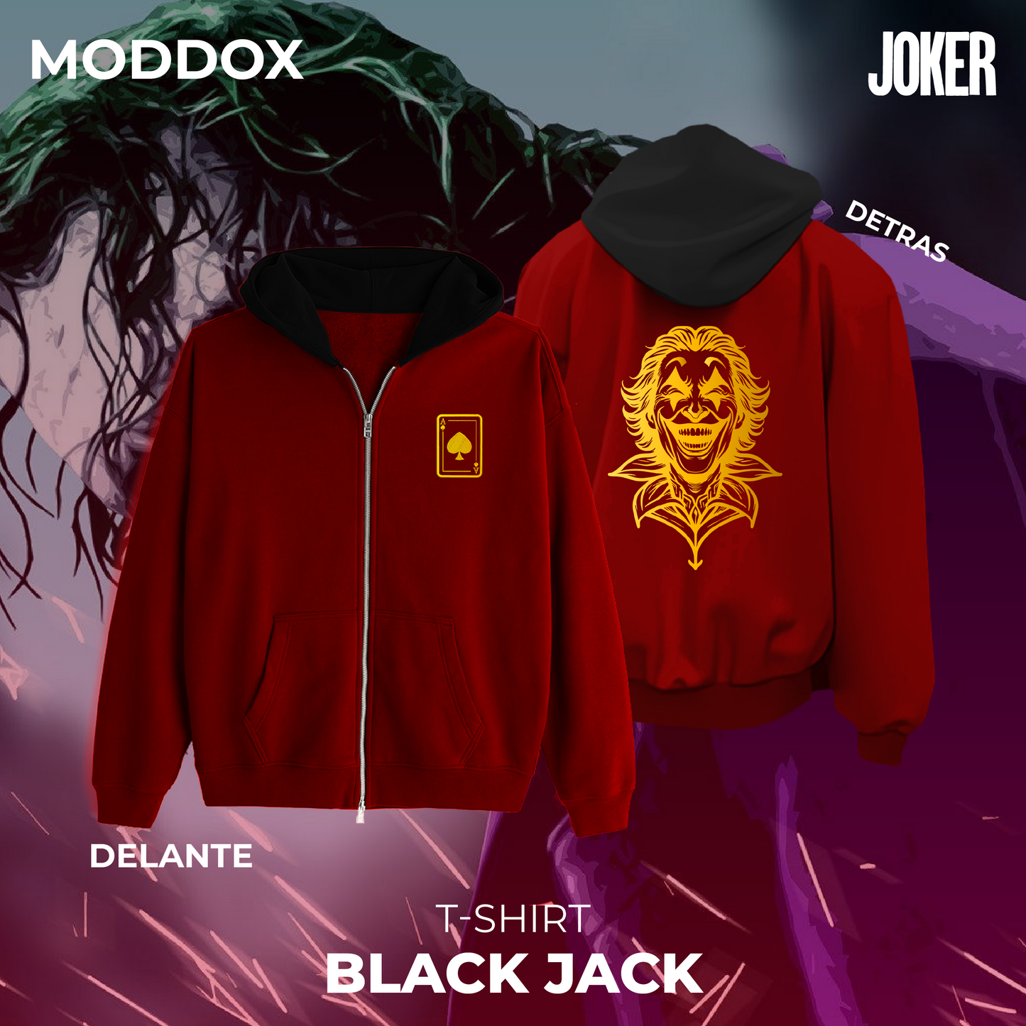 Hoodie | Joker | Black Jack