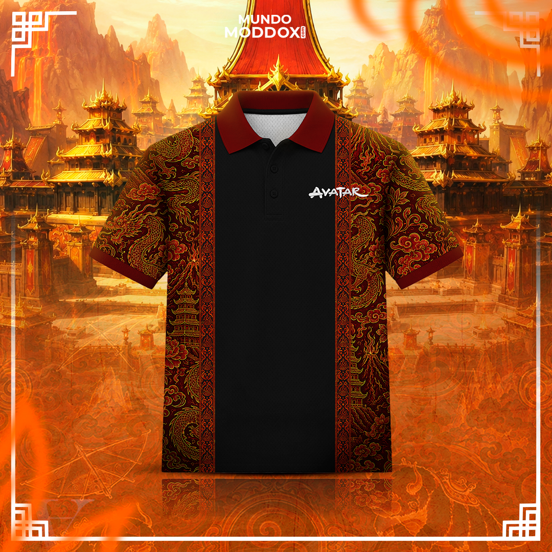 Playera Polo | Avatar | Nación del Fuego