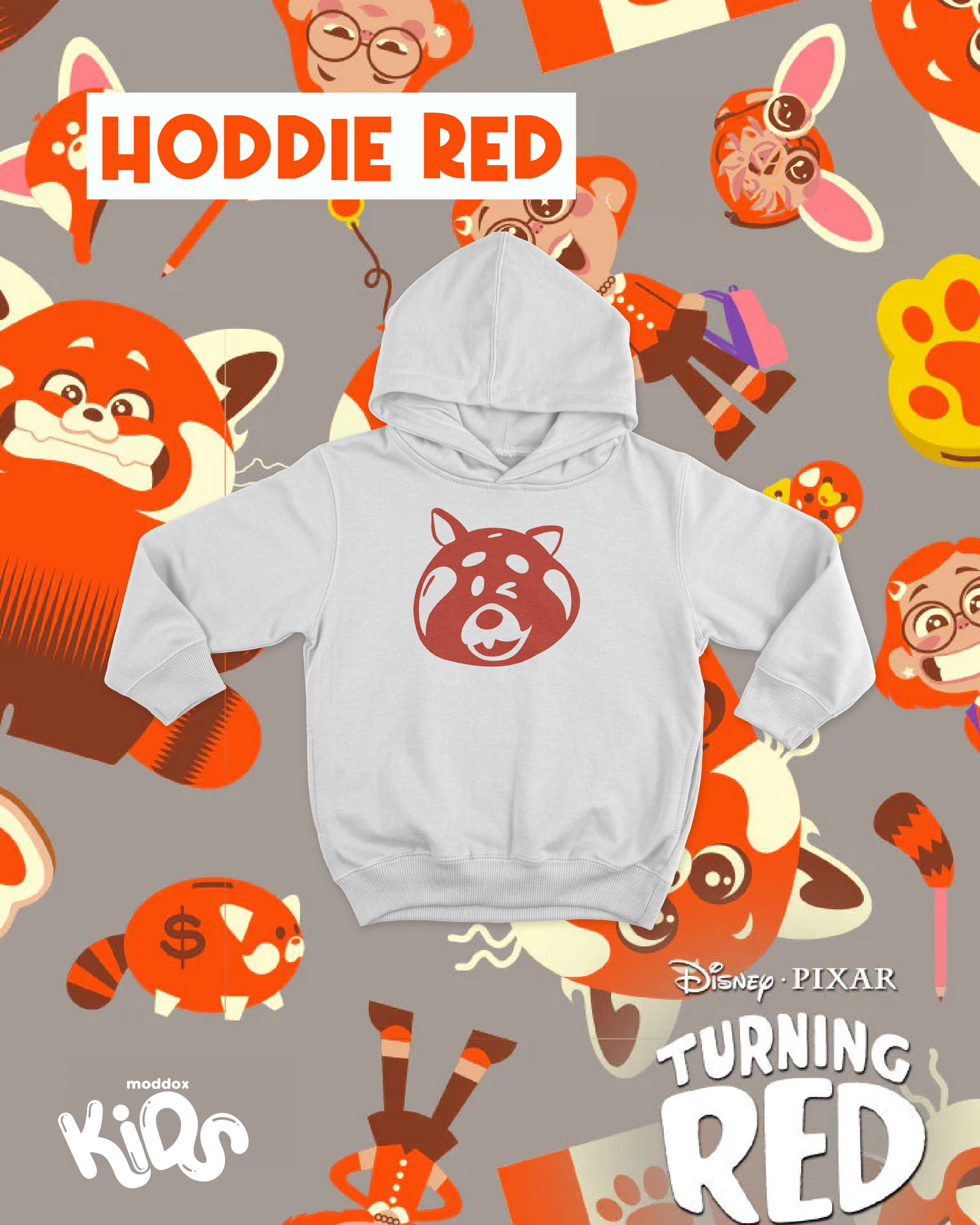 Hoodie | Turning Red | Red