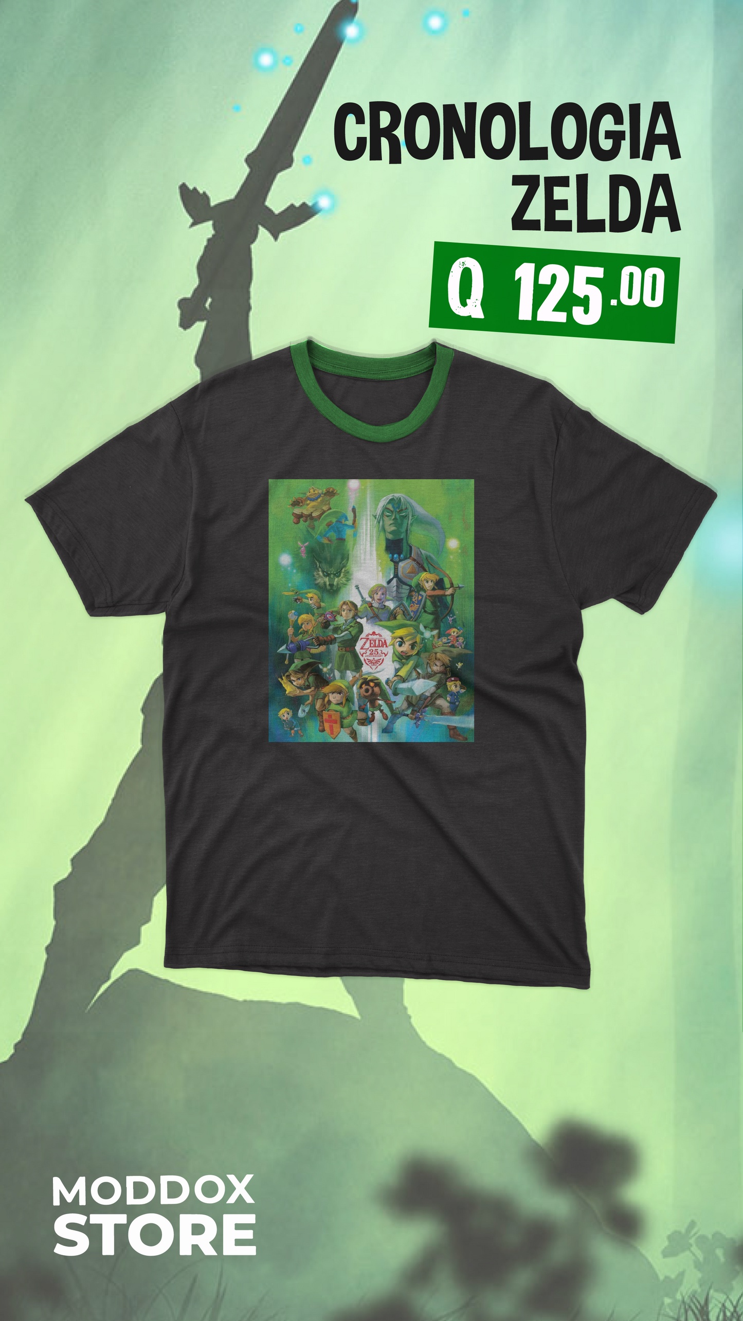 T-shirt | Zelda | Cronologia |