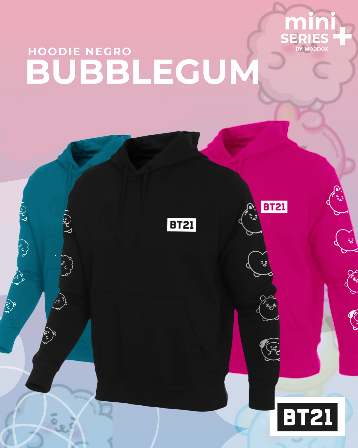 Hoodie | BT21 | btbumbblegum