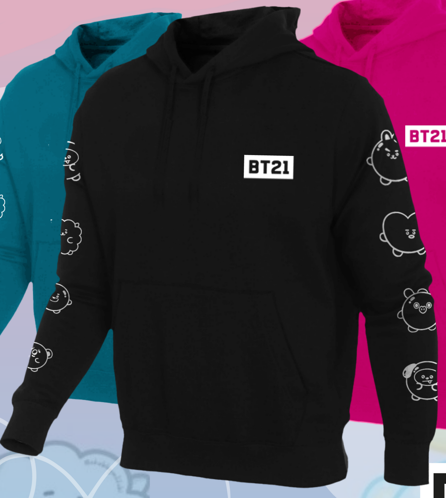 Hoodie | BT21 | btbumbblegum