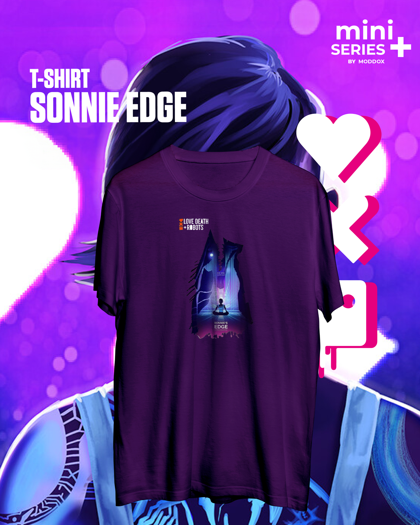 T-Shirt | Love Death + Robots | Sonnie Edge