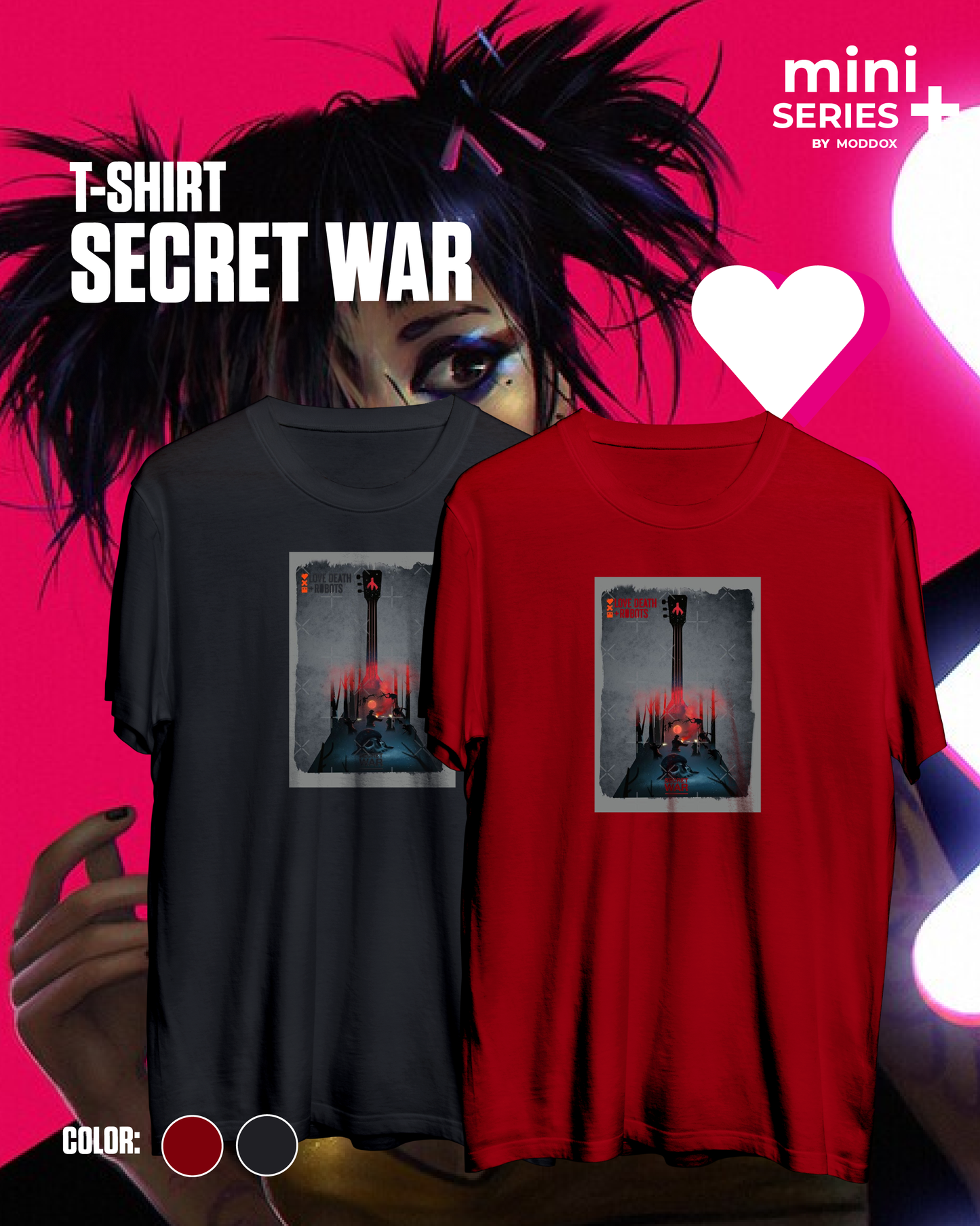 T-Shirt | Love Death + Robots | Secret War