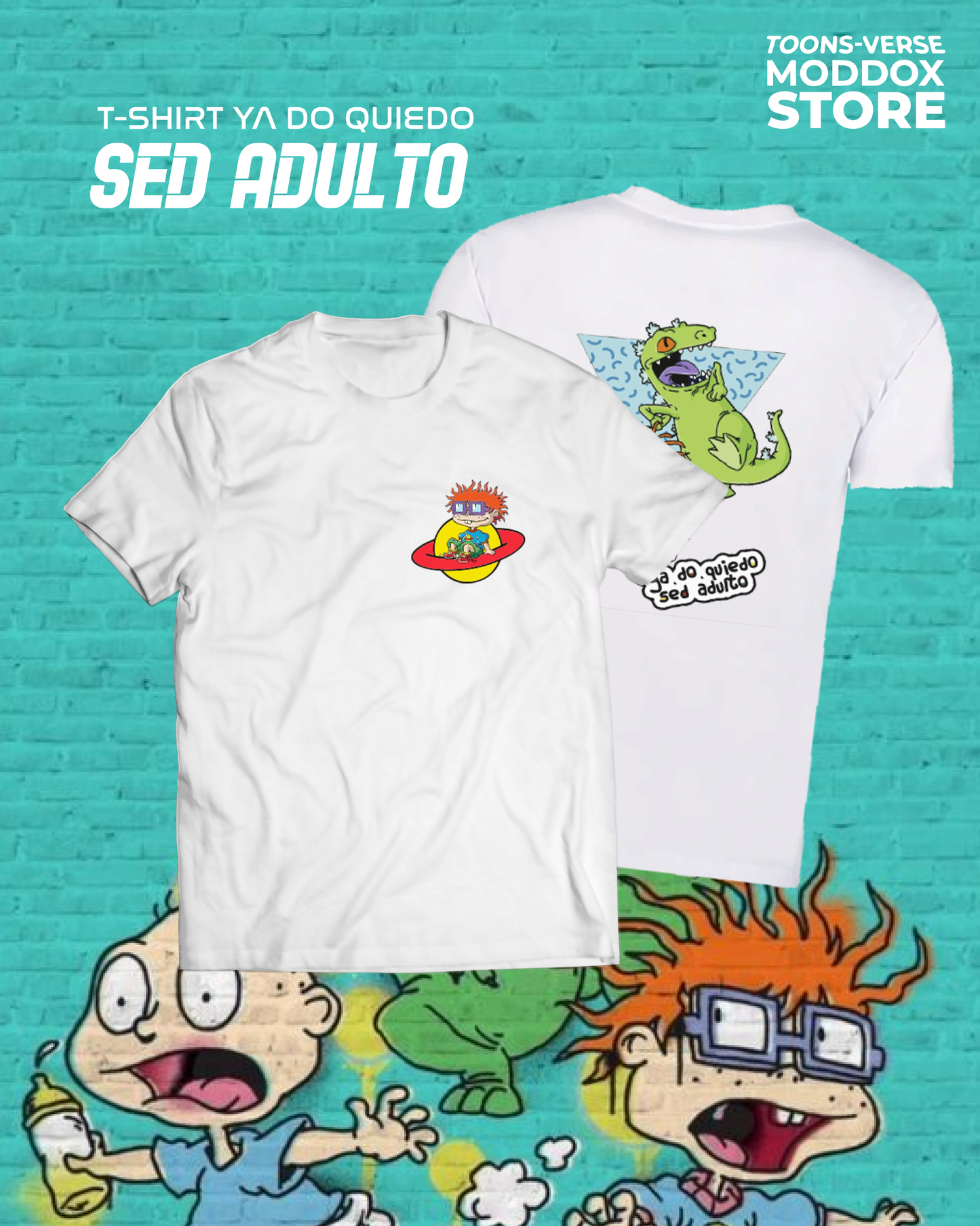 T-shirt | Rugrats | Sed Adulto