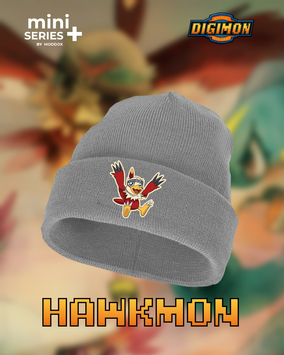 Gorro - Digimon - hawkmon |