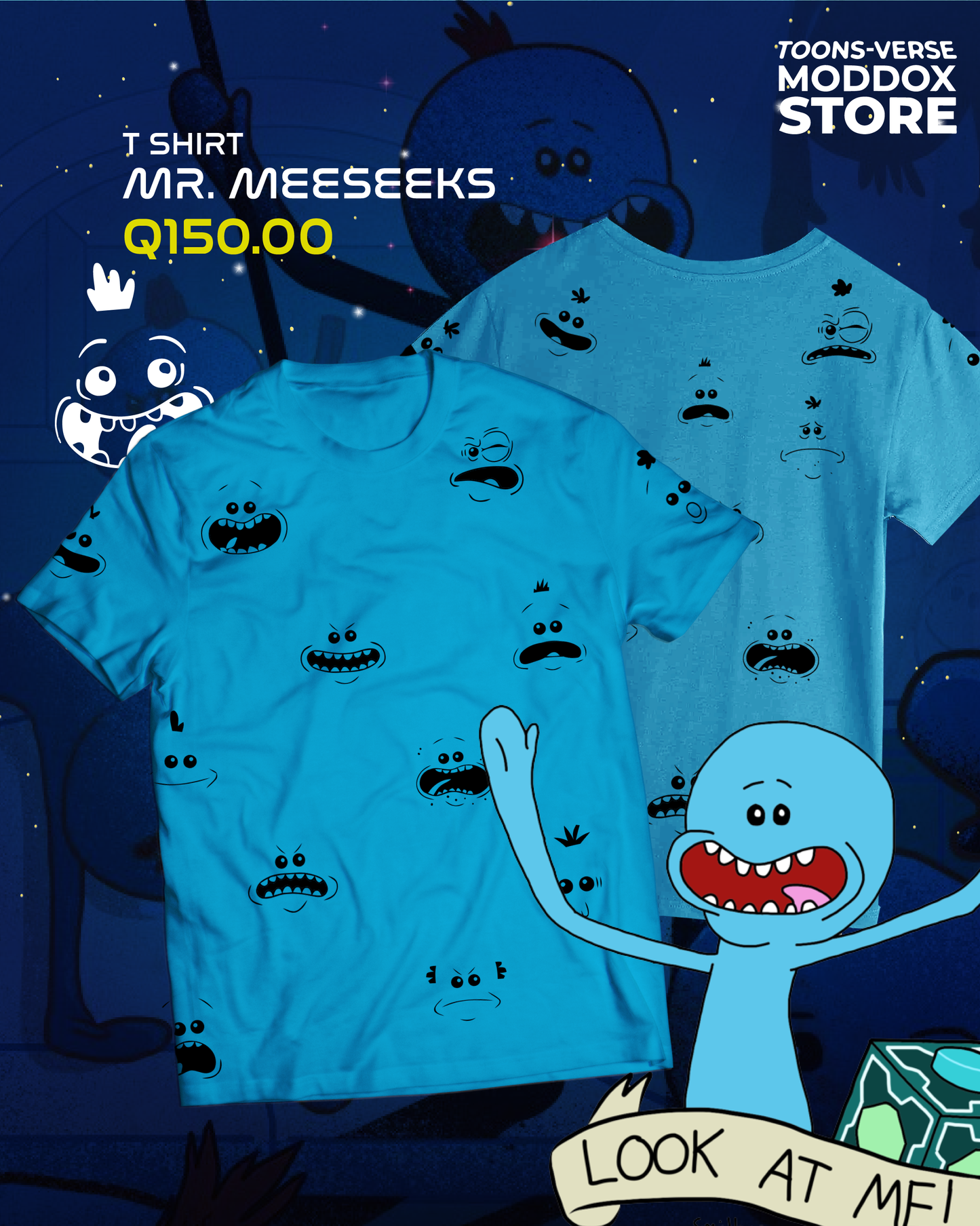 T-shirt | Rick and Morty | Mr. Meeseecks