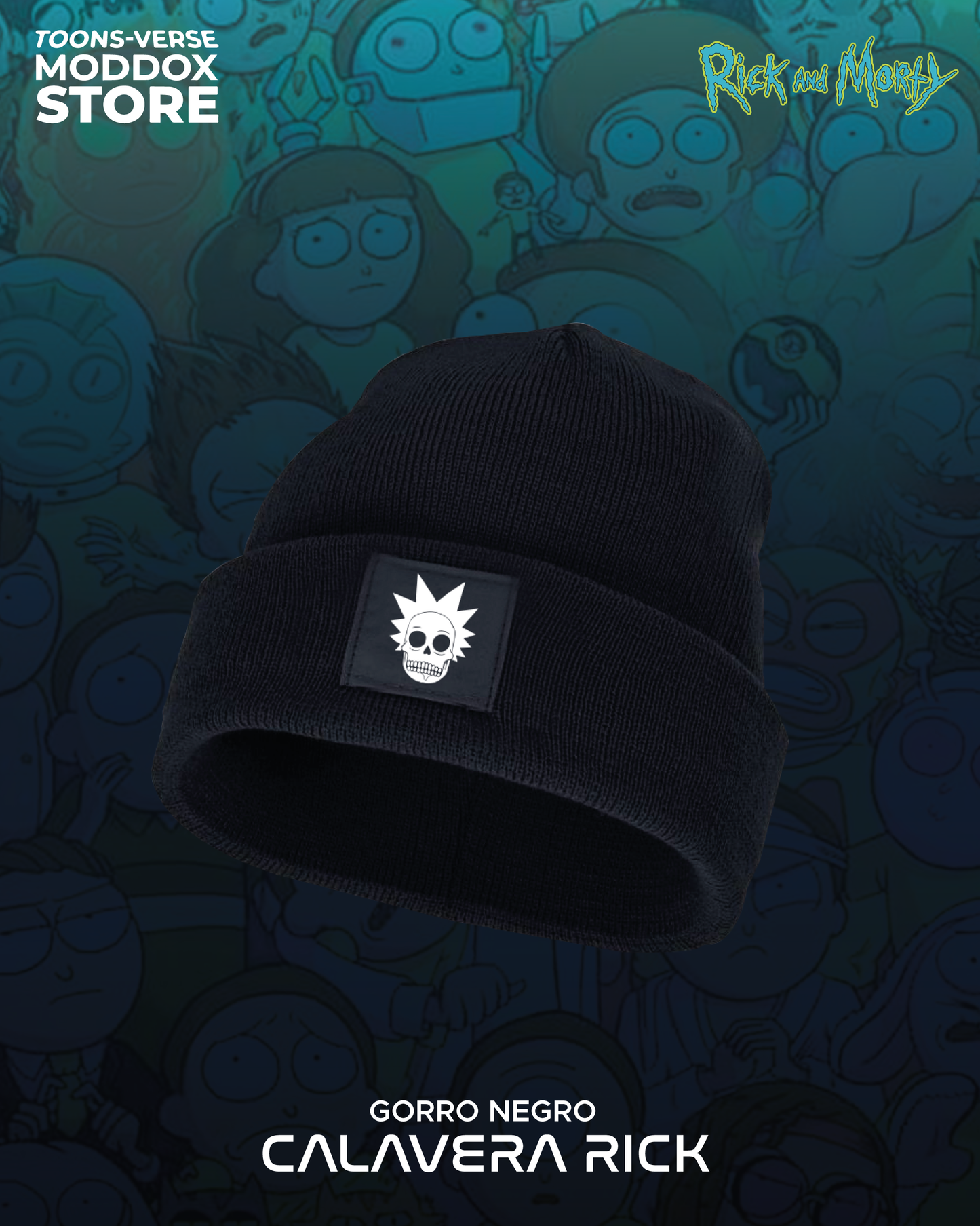 Gorro | Rick And Morty | Calavera Rick