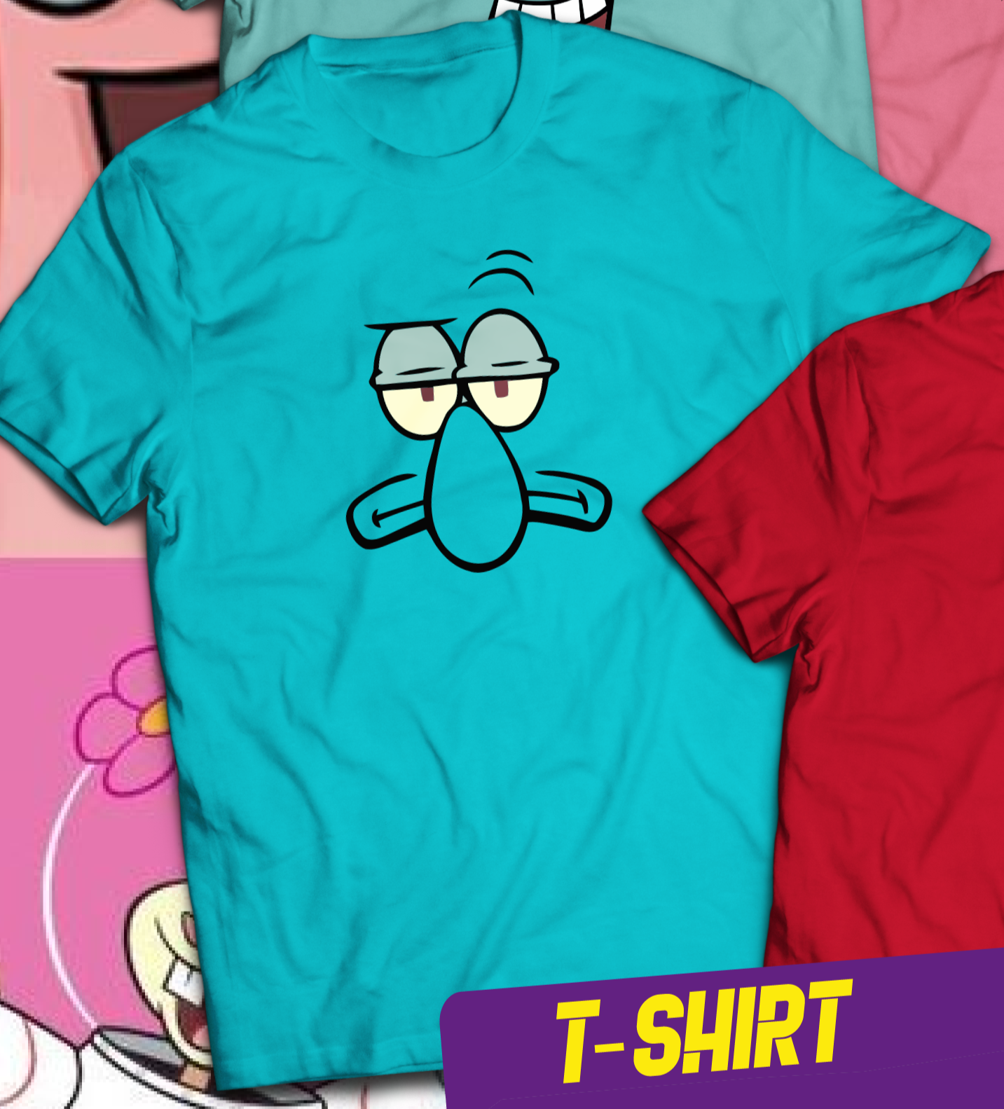 T-shirt | Bob Esponja | Personajes