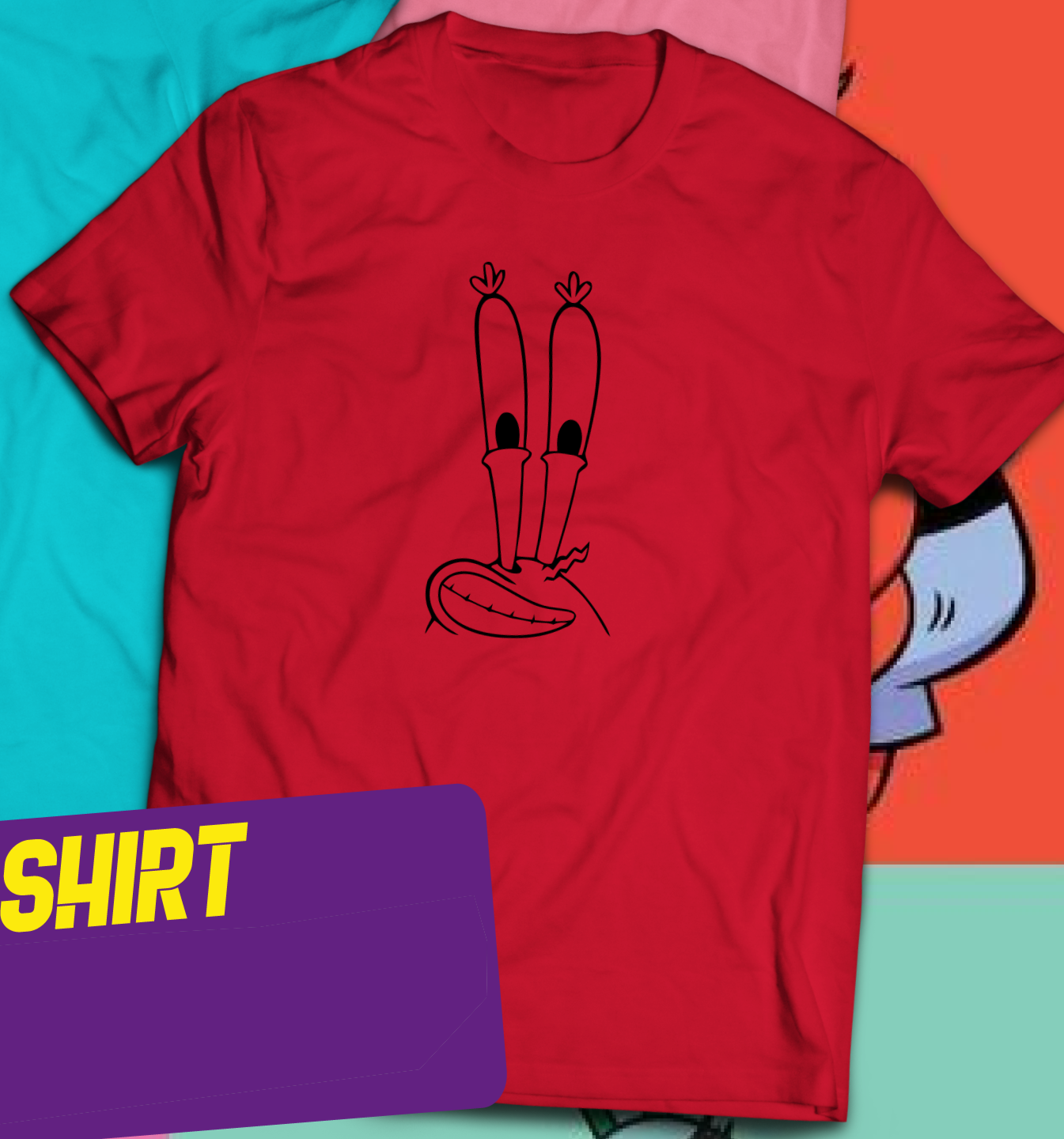 T-shirt | Bob Esponja | Personajes