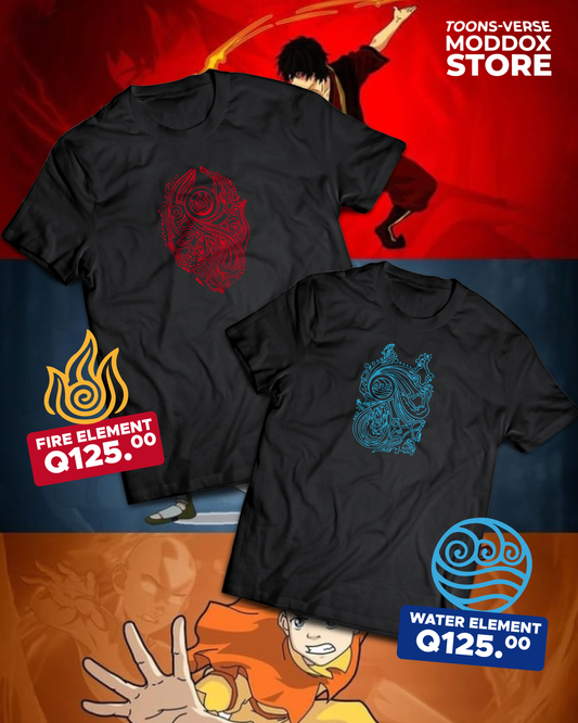 T-shirt | Avatar TLAB | Fire, Water, Eart & Air