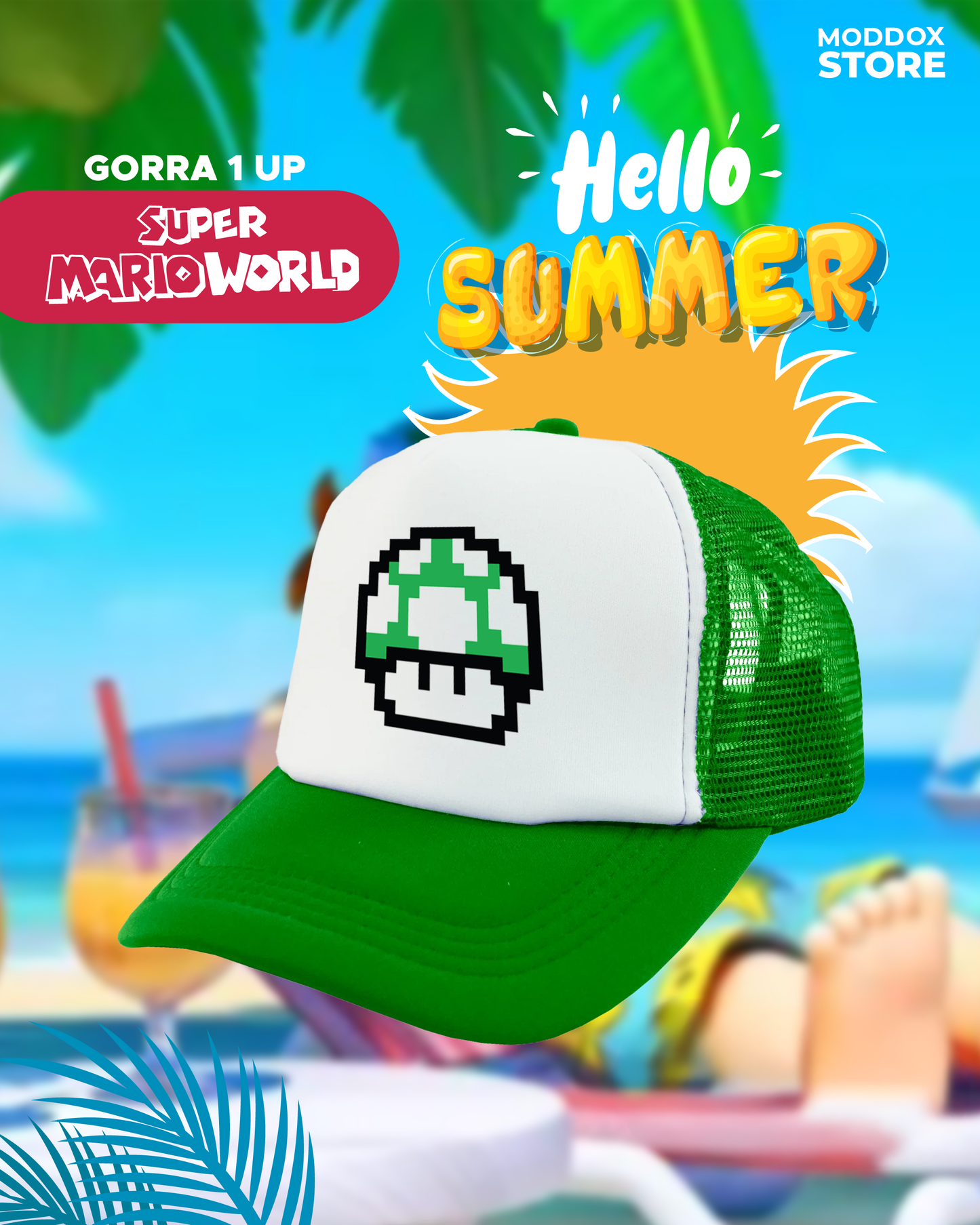 Gorra | Mario Bros | 1UP