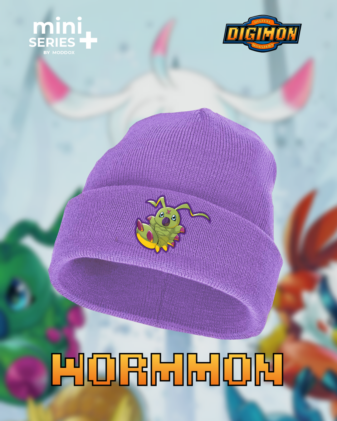 Gorro - Digimon - wormmon |