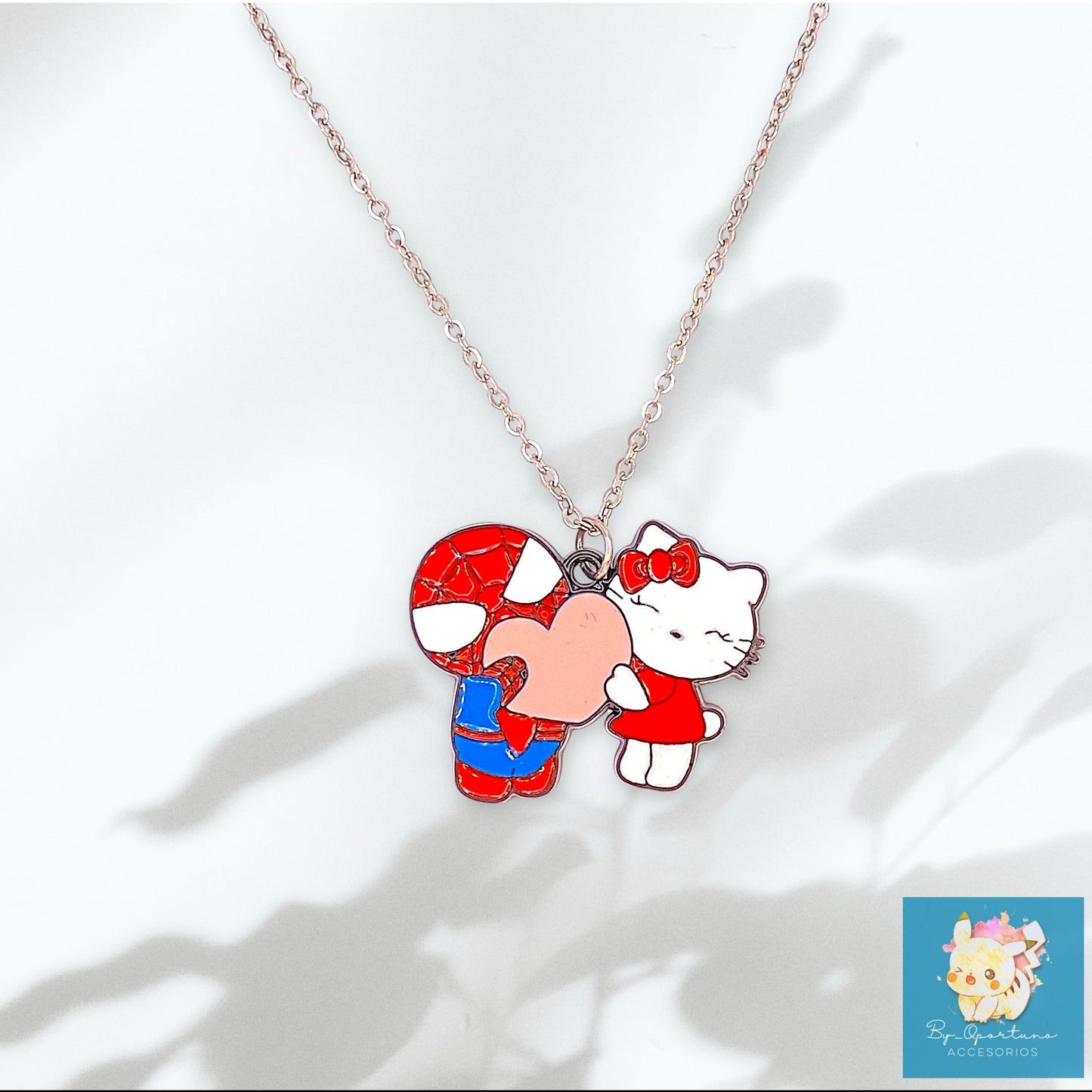 Cadena | Sanrio |  Hello kitty y Spider-man