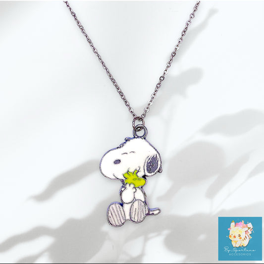 Cadena | Peanuts | Snoopy abrazando a Woodstock