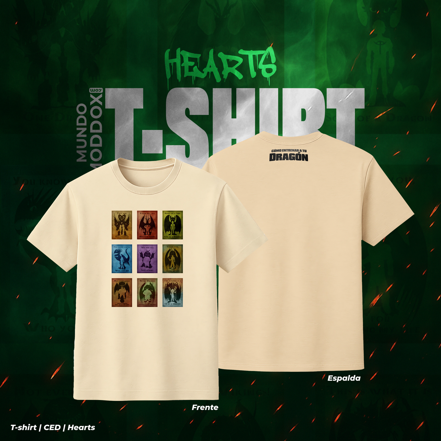 T-shirt | CED | Hearts