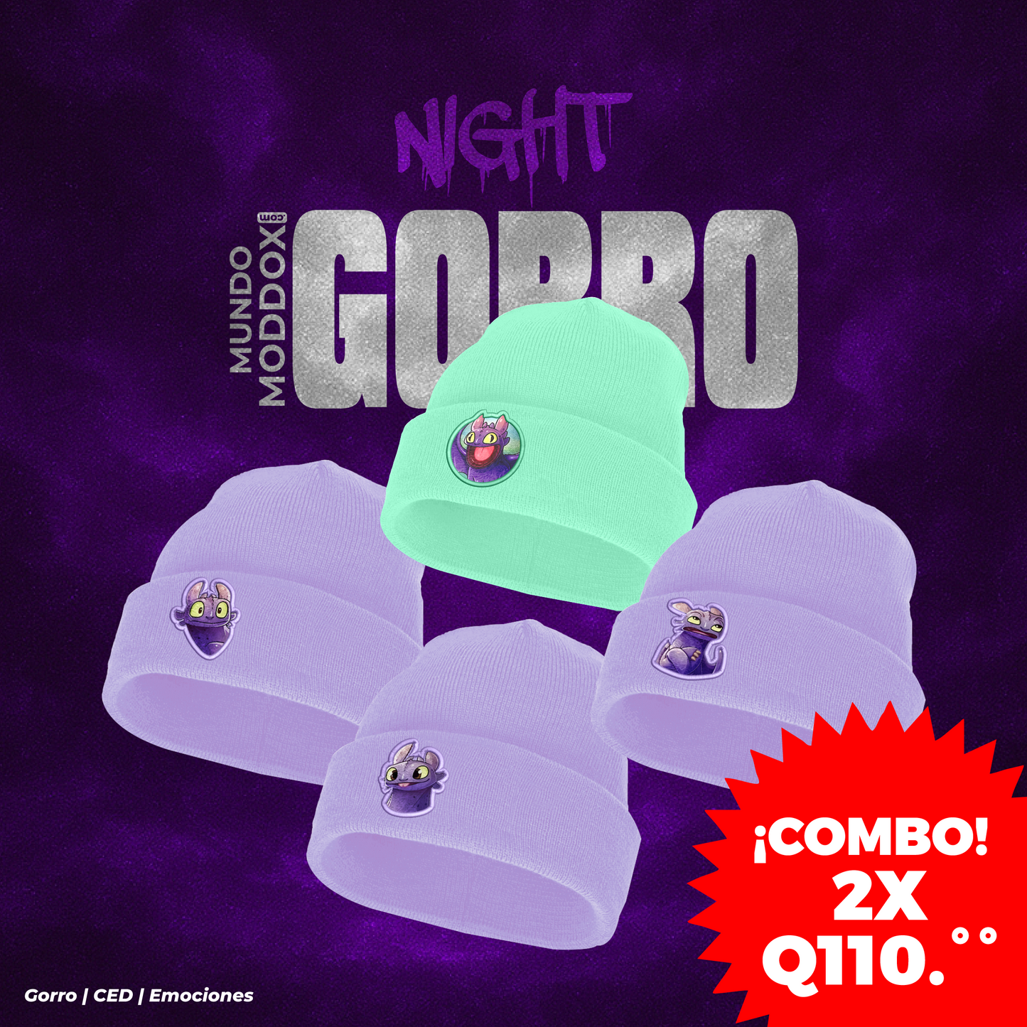 Combox | CED | Gorros Emociones