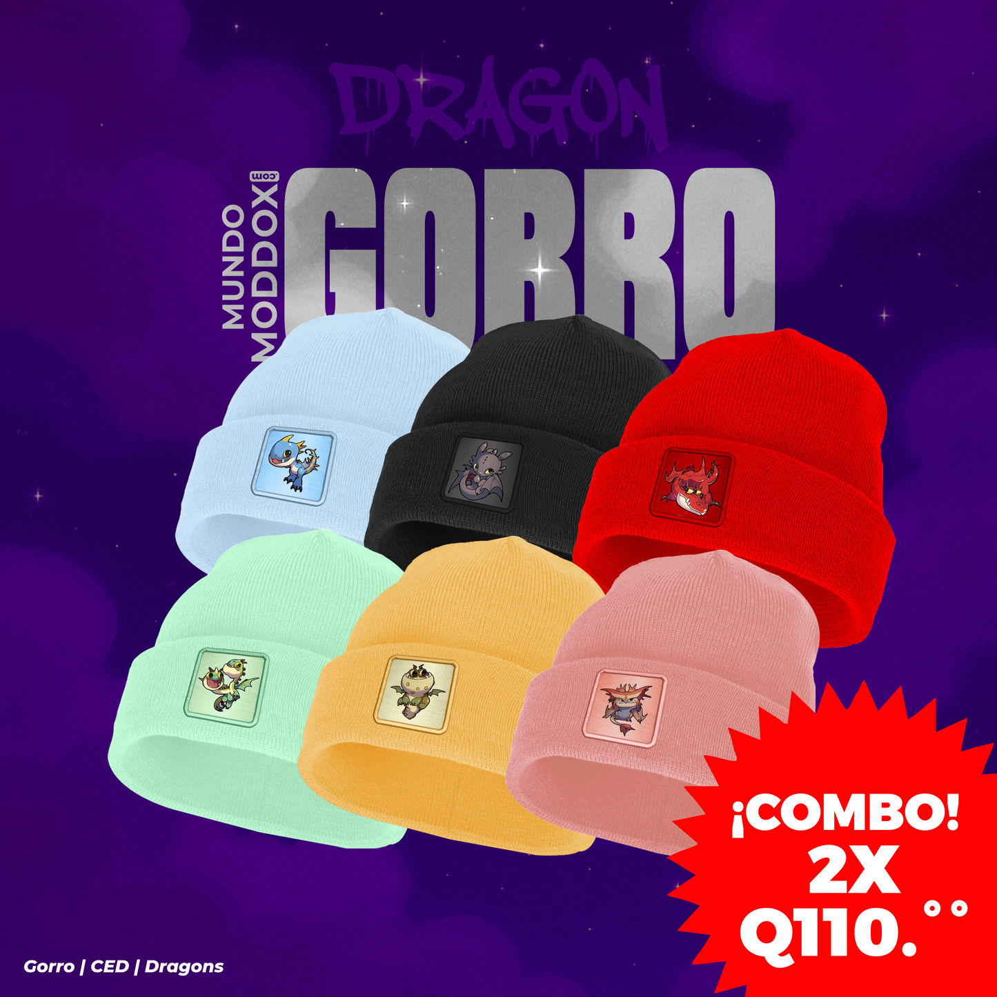 Combox | CED | Gorros Dragons