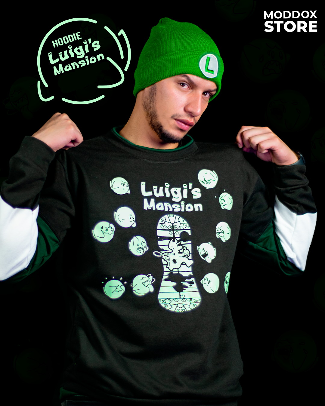 Hoodie | Mario Bros | Luigi's Mansion Maximum