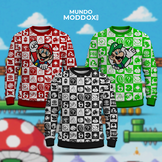 Sueter | Mario Bros | Power Ups