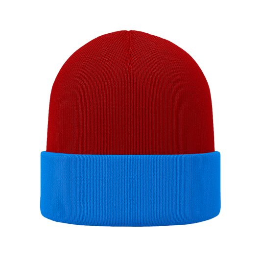 Gorro | Combinado | Cabeza rojo (C51) / Frente azul (C55)