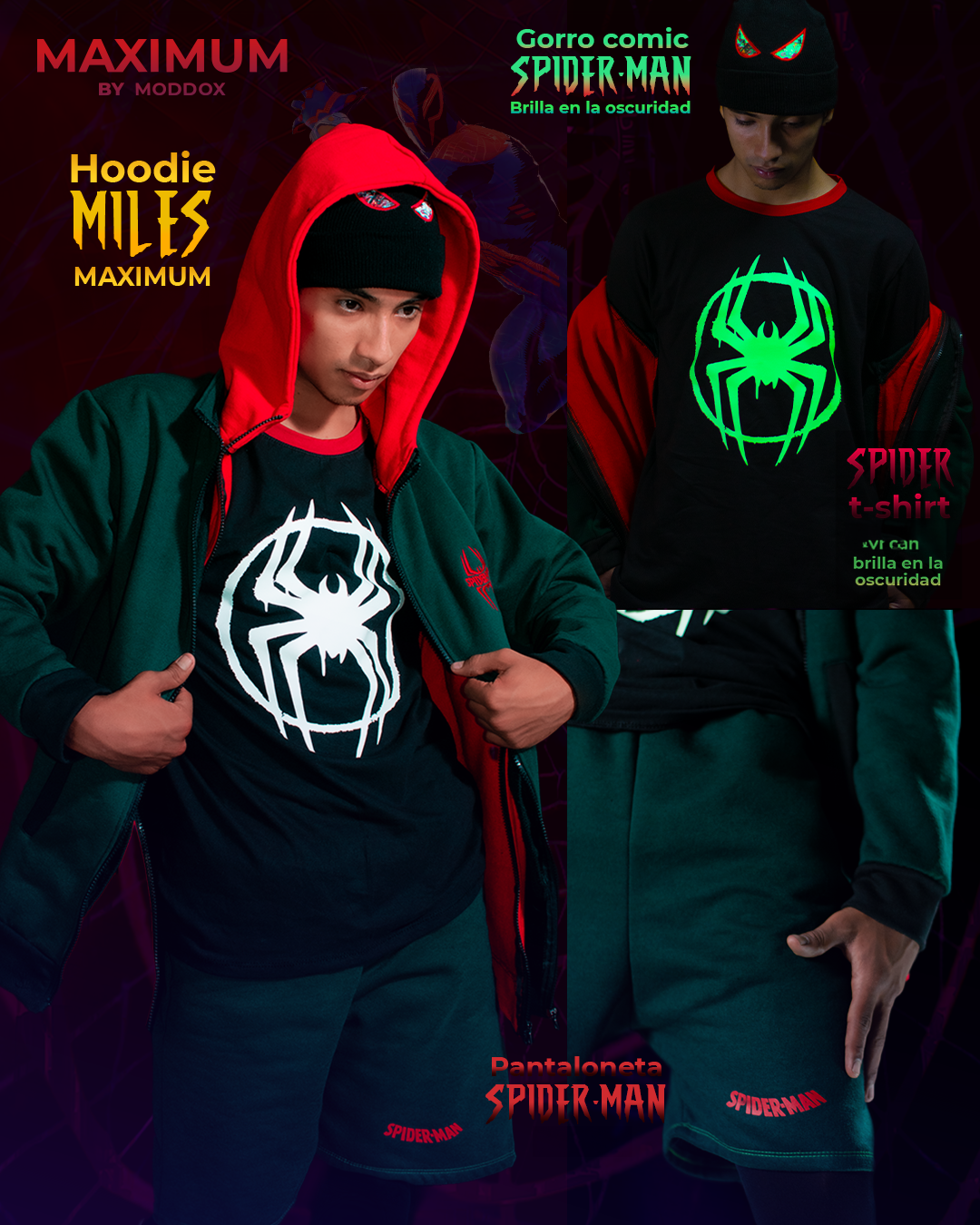 Conjunto | Spiderman | Miles Morales