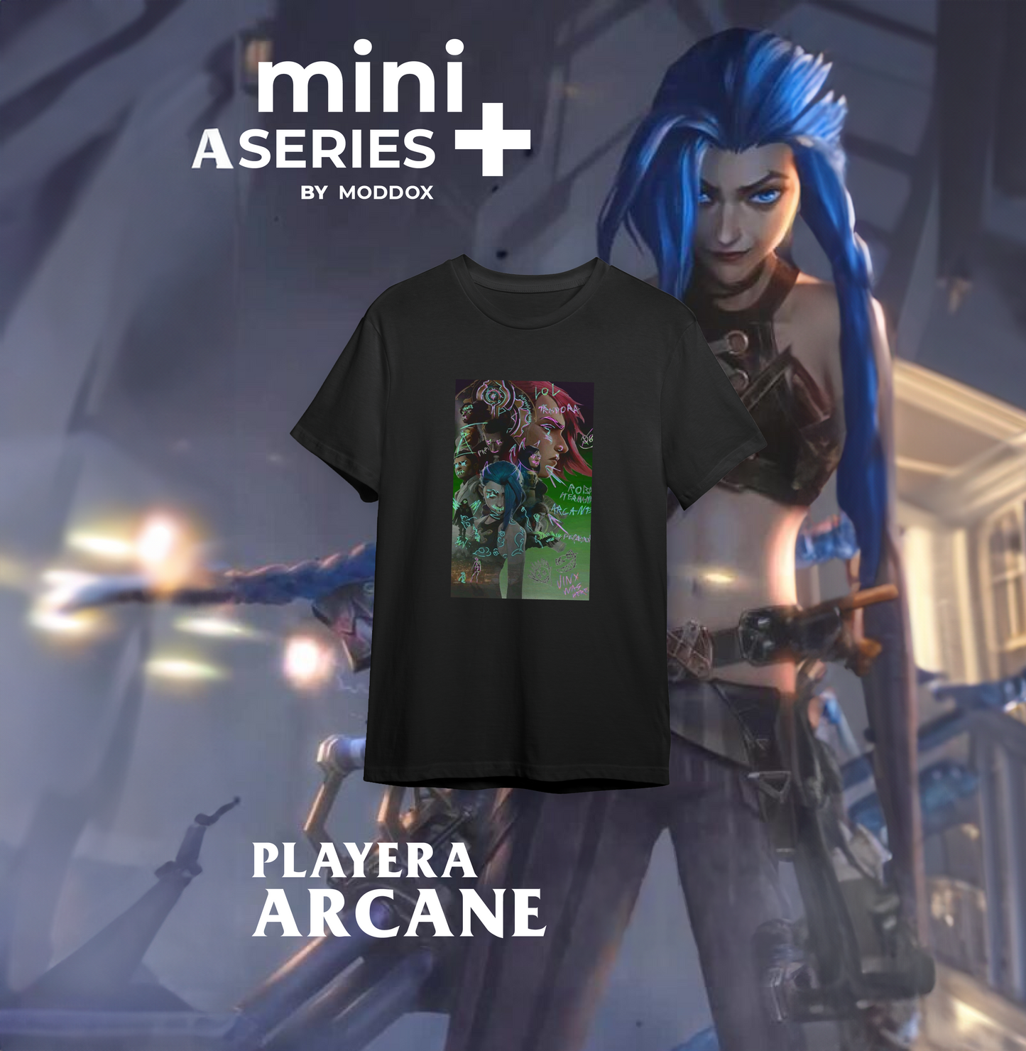 T-Shirt | League of Legends | Arcane