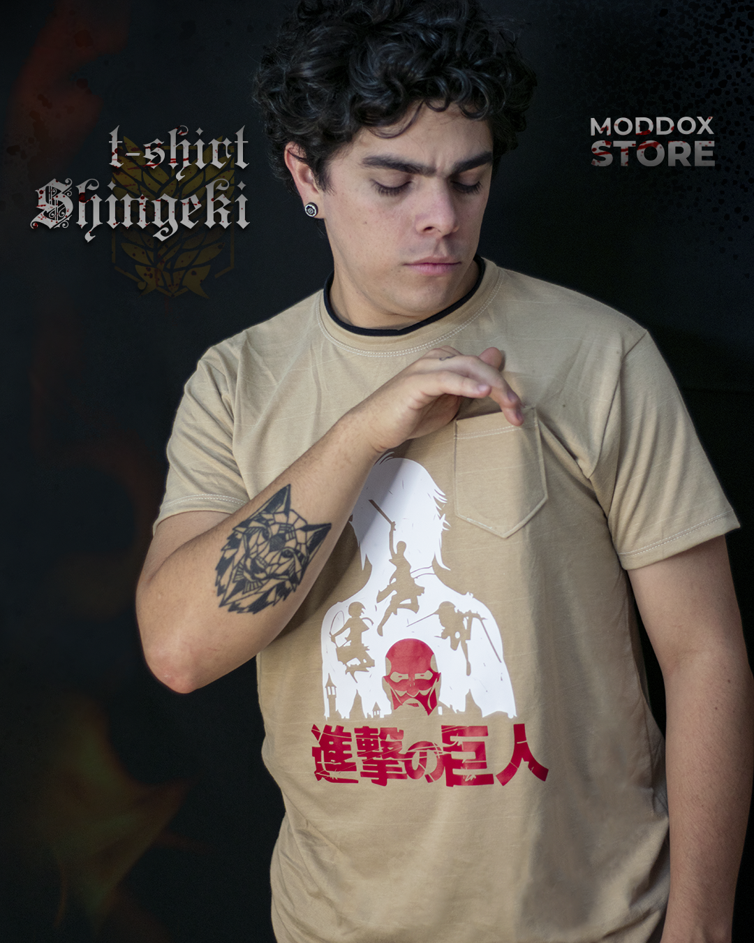 T-Shirt | Shingeki No Kyojin | Titan de Ataque