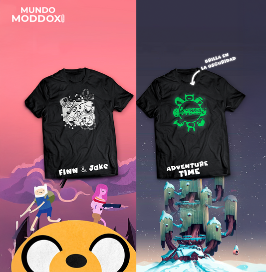 T-shirt | Hora de aventura | Finn y Jake
