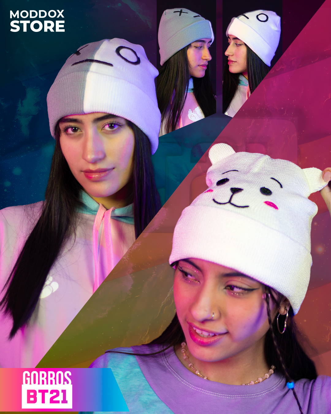 Gorro - BT21 - RJ And Van |