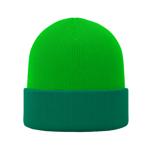 Gorro | Combinado | Cabeza verde limón (C151) / Frente verde botella (C133)