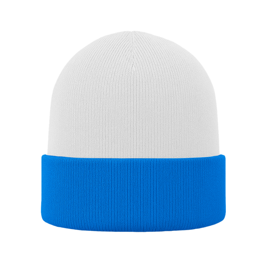 Gorro | Combinado | Cabeza blanco (C01) / Frente azul (C55)
