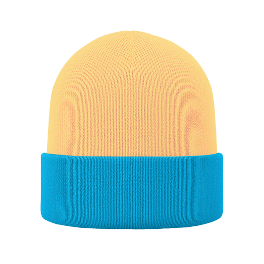 Gorro | Combinado | Cabeza crema (C471) / Frente turquesa (C173)