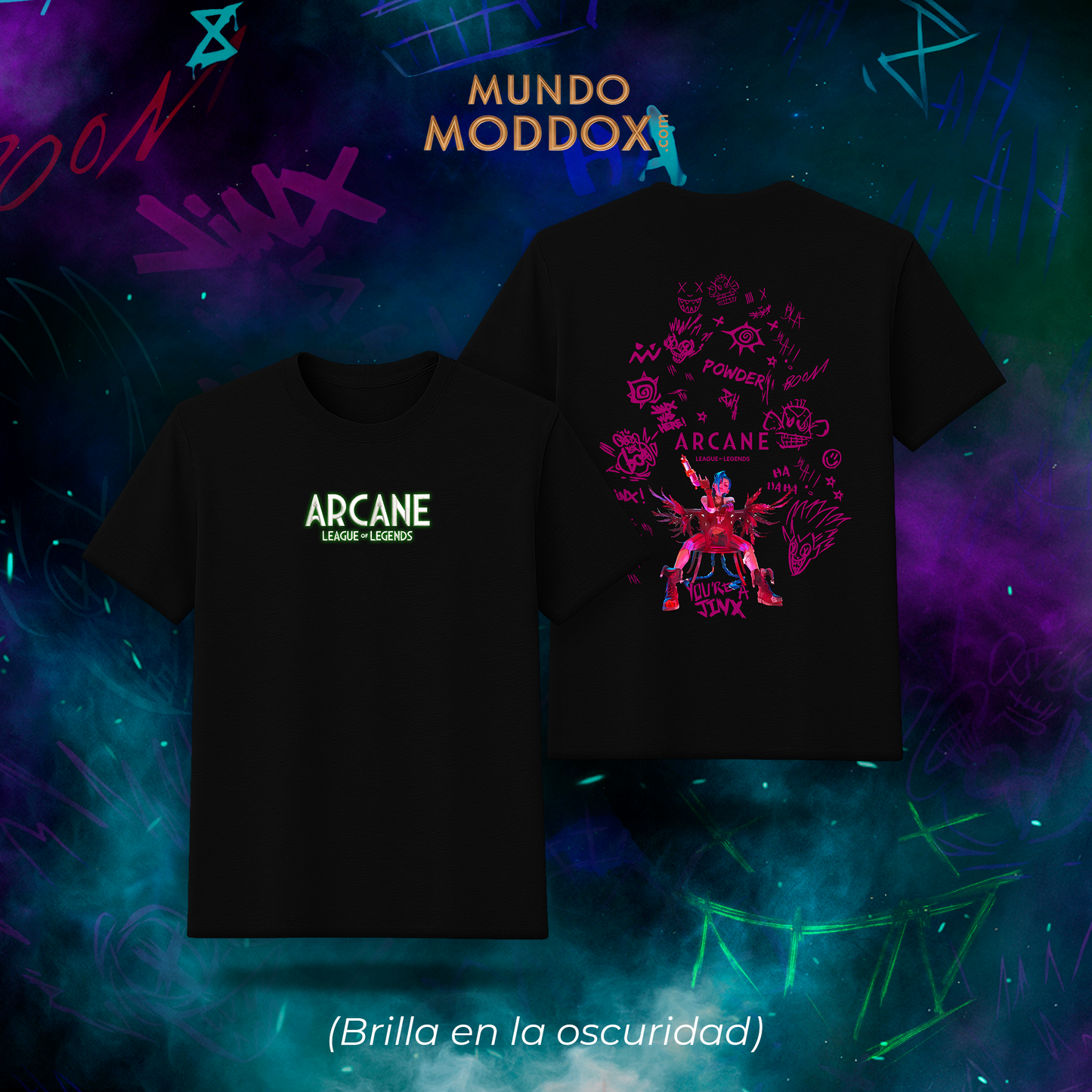 T-shirt | Arcane | Jinx Nightmares