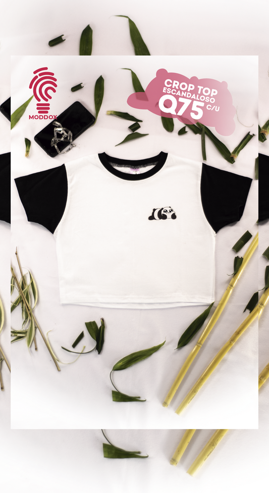 Crop Top - Escandalosos - Panda |