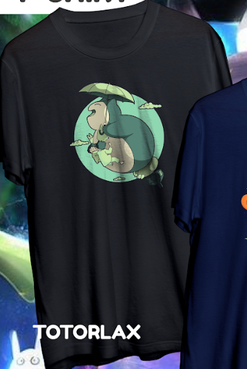 T-Shirt | Crossover | Pokemon X Ghibli