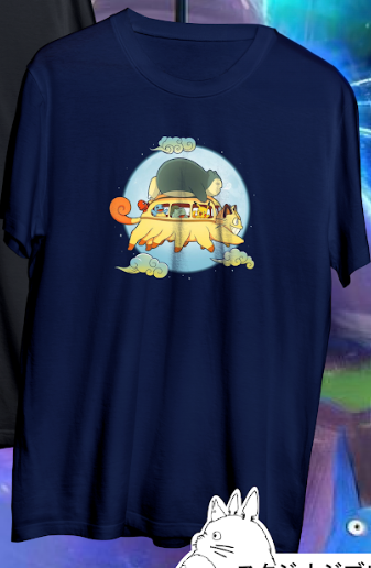 T-Shirt | Crossover | Pokemon X Ghibli