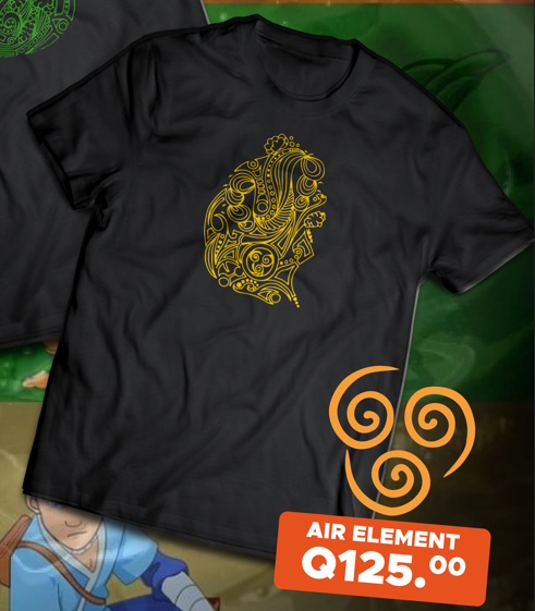 T-shirt | Avatar TLAB | Fire, Water, Eart & Air