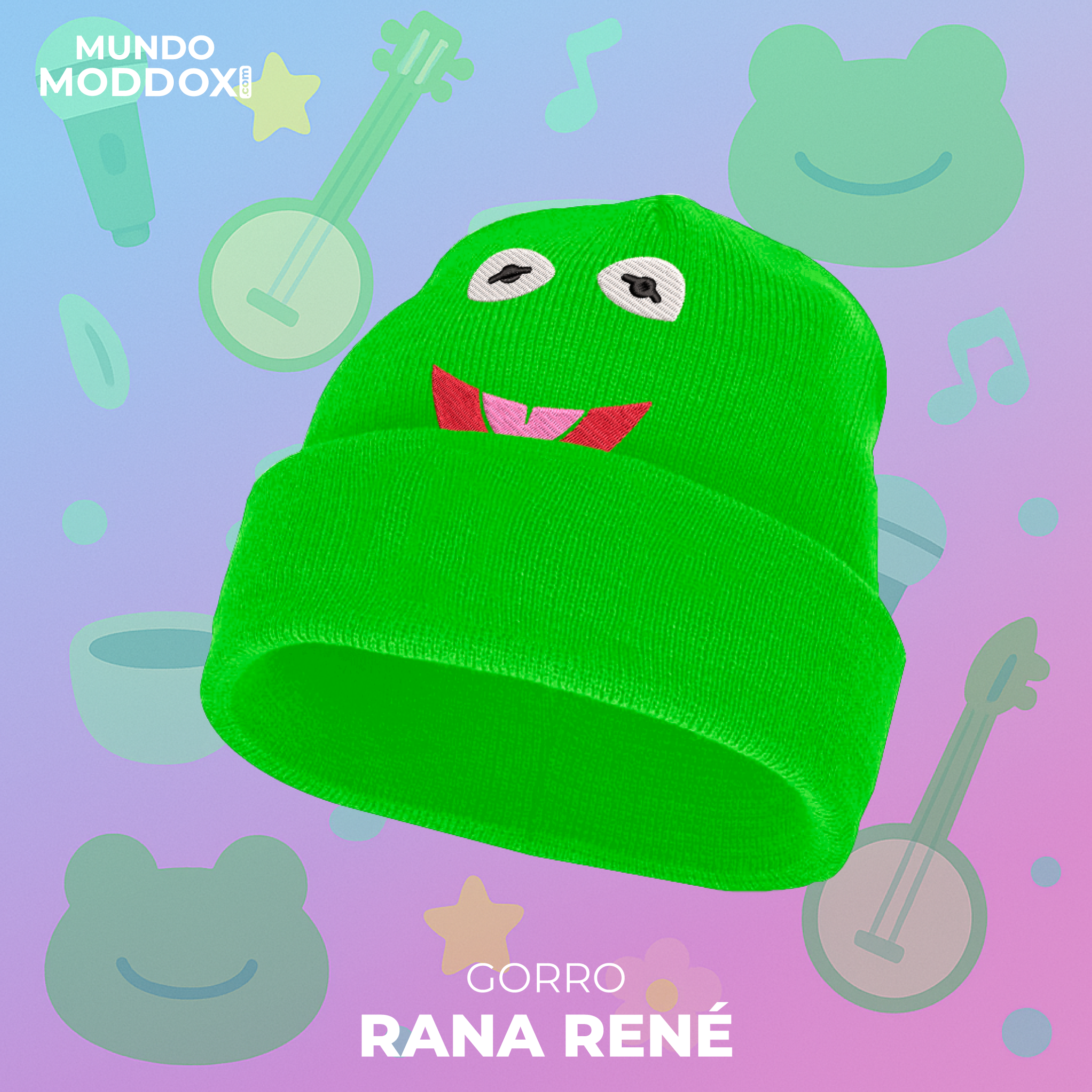 Ropa Rana Rene Gorro | Muppets | Rana Rene – Moddox