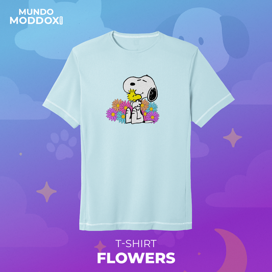 T-shirt | Snoopy | Flowers