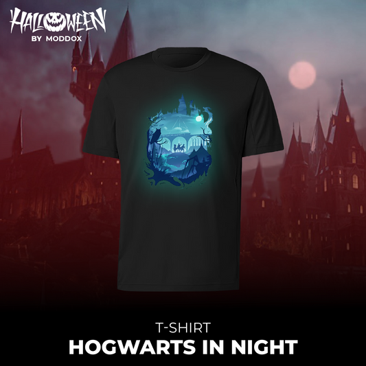 T-Shirt | Harry potter | Hogwarts in night