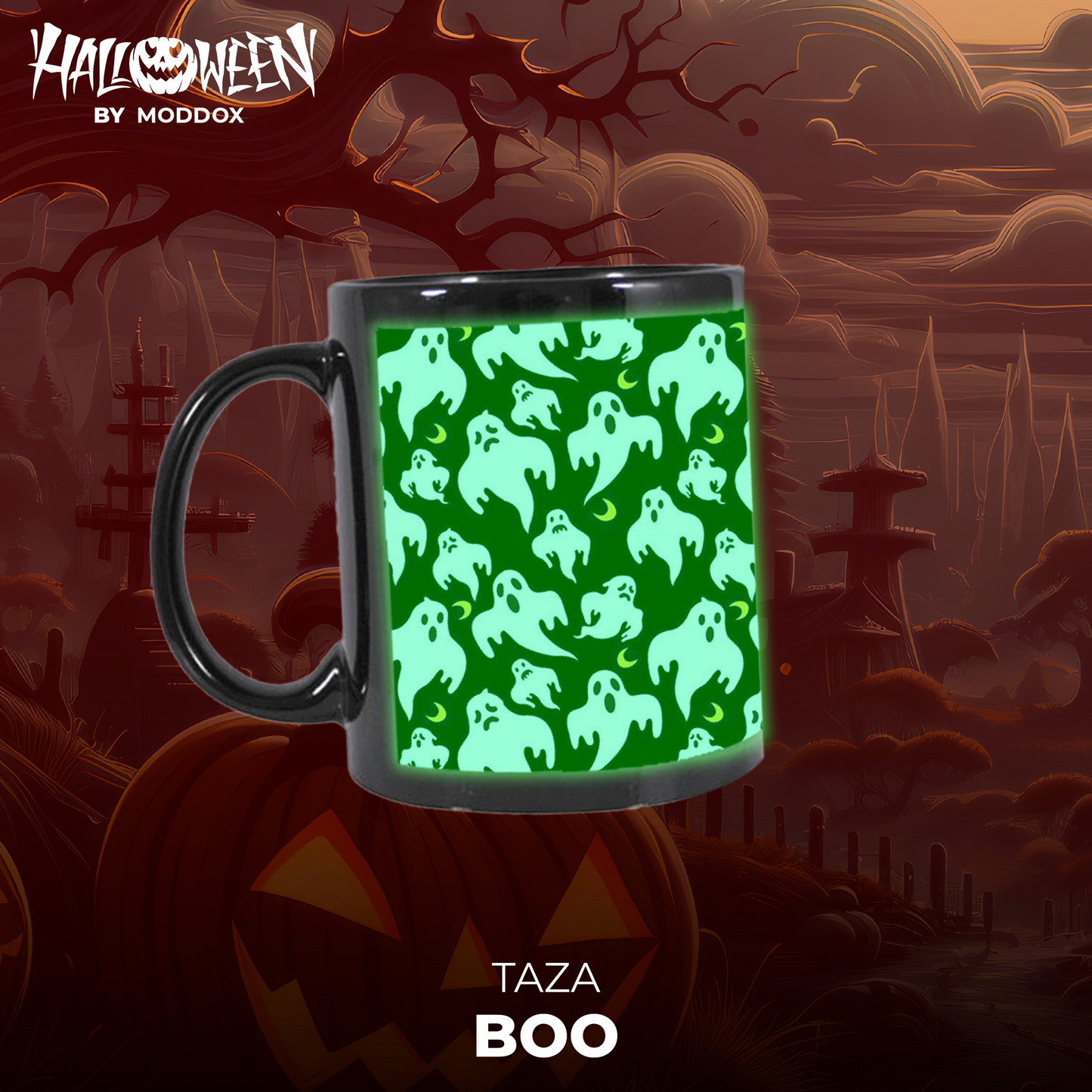 Taza | Halloween| Boo