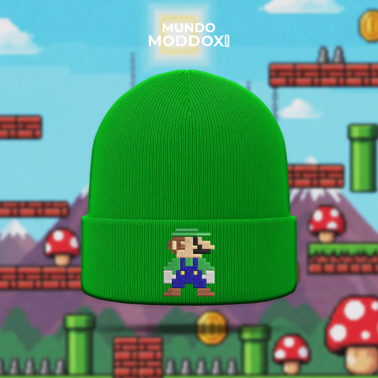 Gorro | Mario Bros | Luigi Pixel