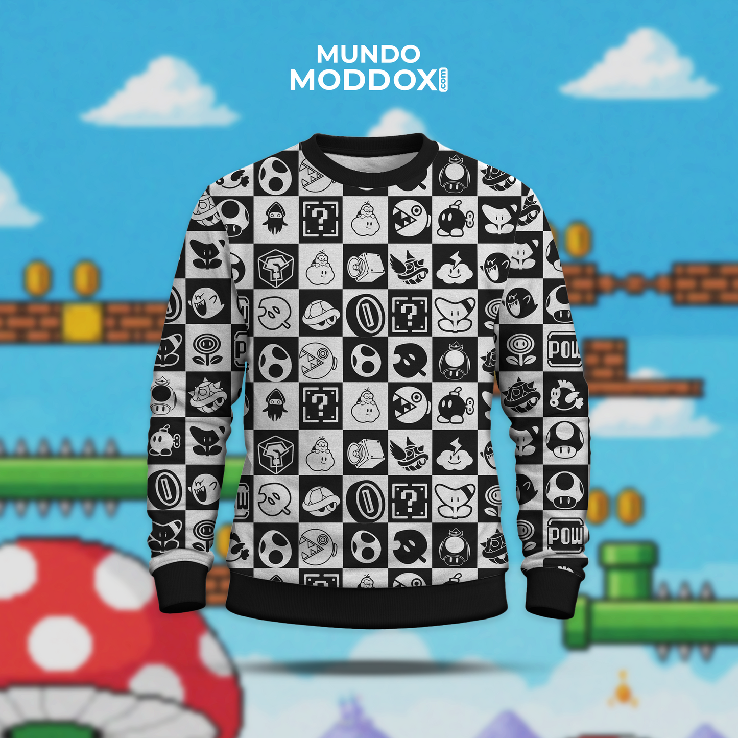 Sueter | Mario Bros | Power Ups