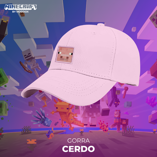 Gorra | Minecraft | Cerdo