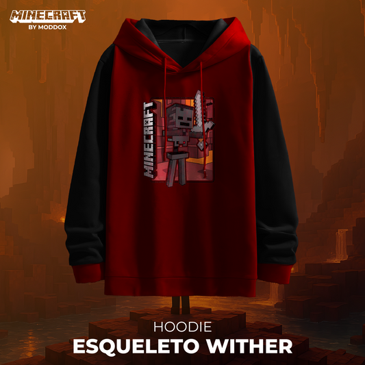 Hoodie | Minecraft | Esqueleto Wither