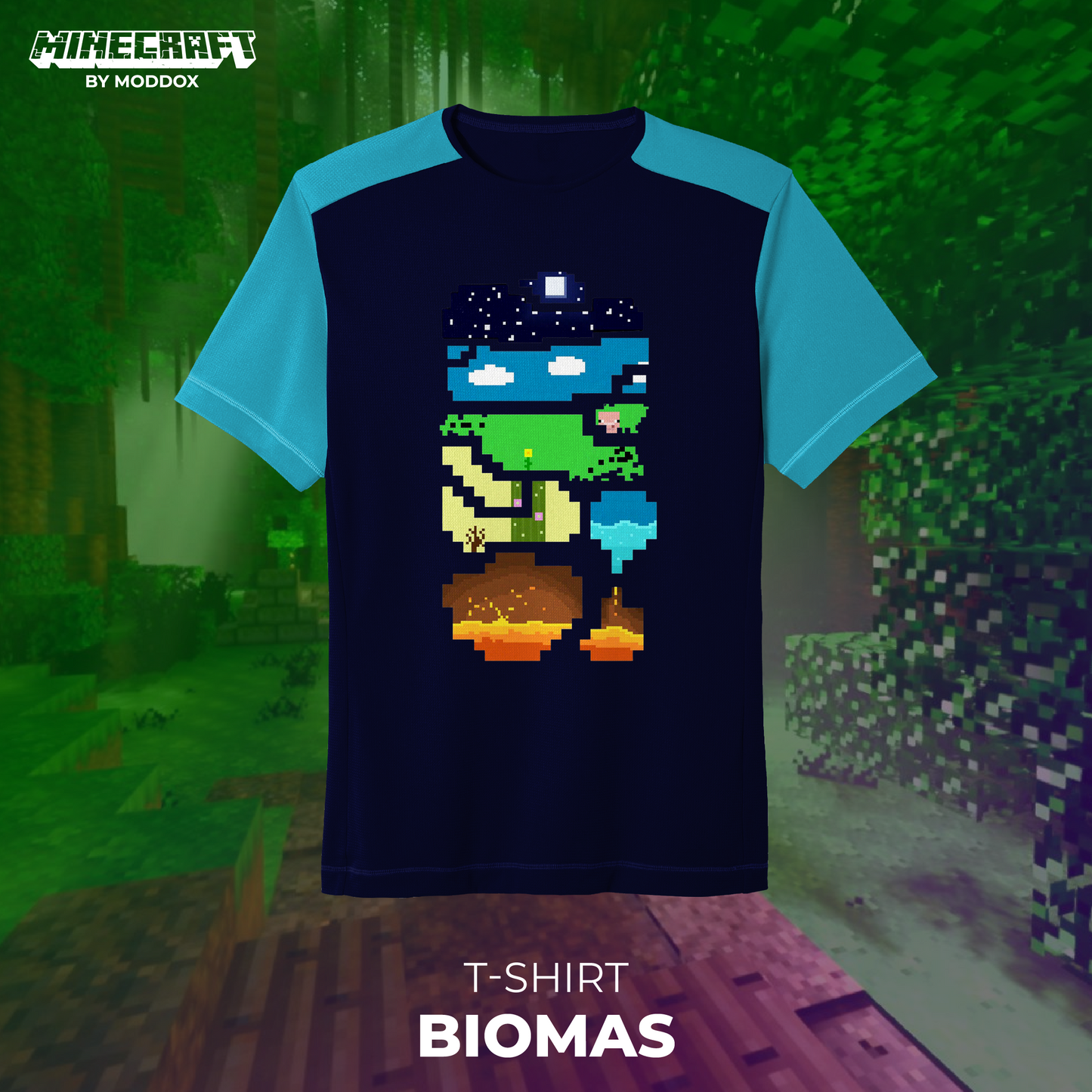 T-Shirt | Minecraft | Biomas