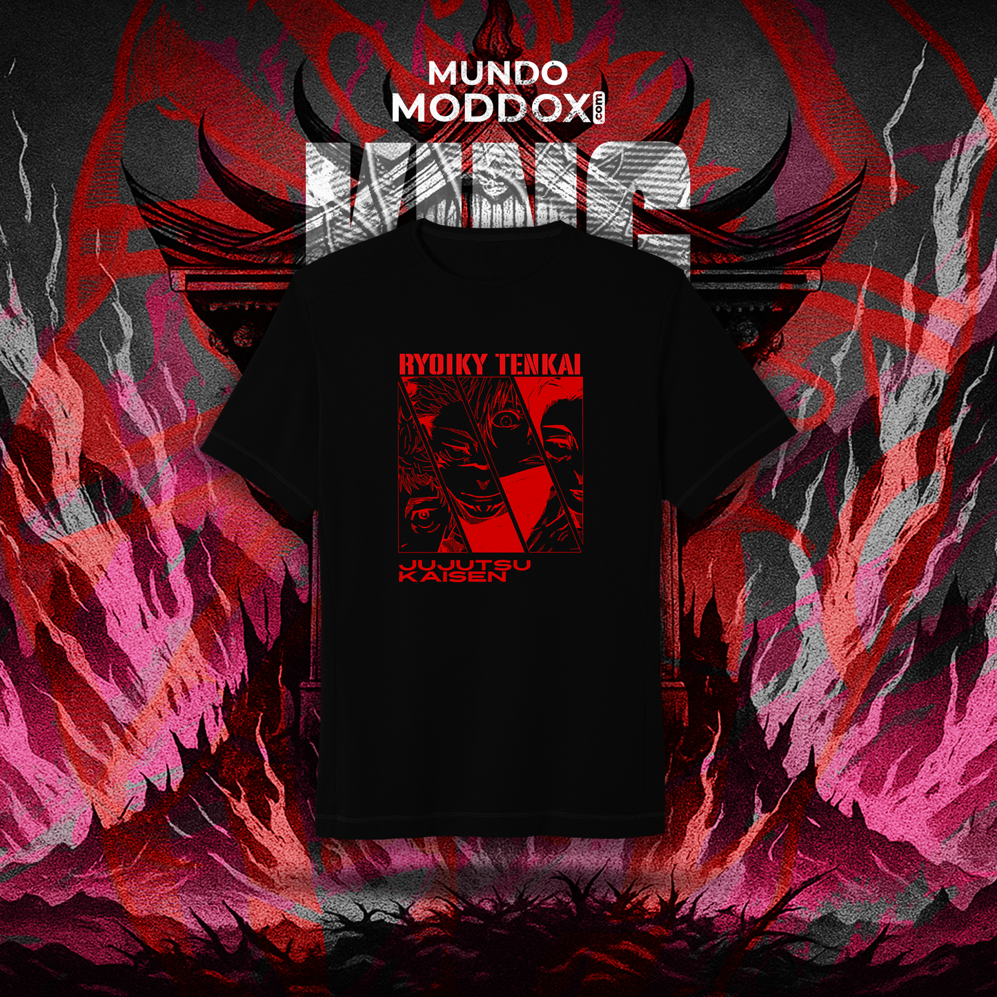 T-shirt | Jujutsu Kaisen | Ryoiki Tenkai