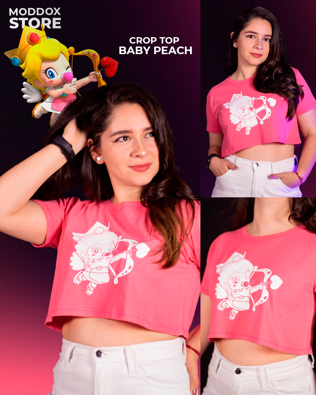 Crop Top | Mario Bros | Baby Peach