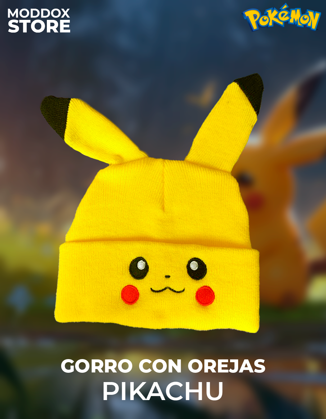 Gorro | Pokémon | Pikachu